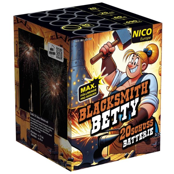 Blacksmith Betty, 20 Schuss