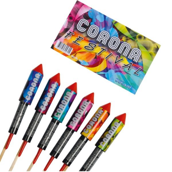 Corona Raketensortiment von Bugano-Feuerwerk