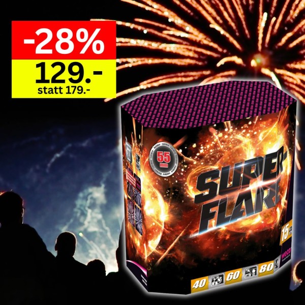 Superflare, 15 Schuss