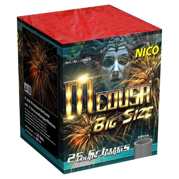 Medusa Big Size, 25 Schuss