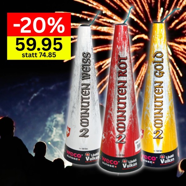 2-Minuten Vulkan - 3er Set